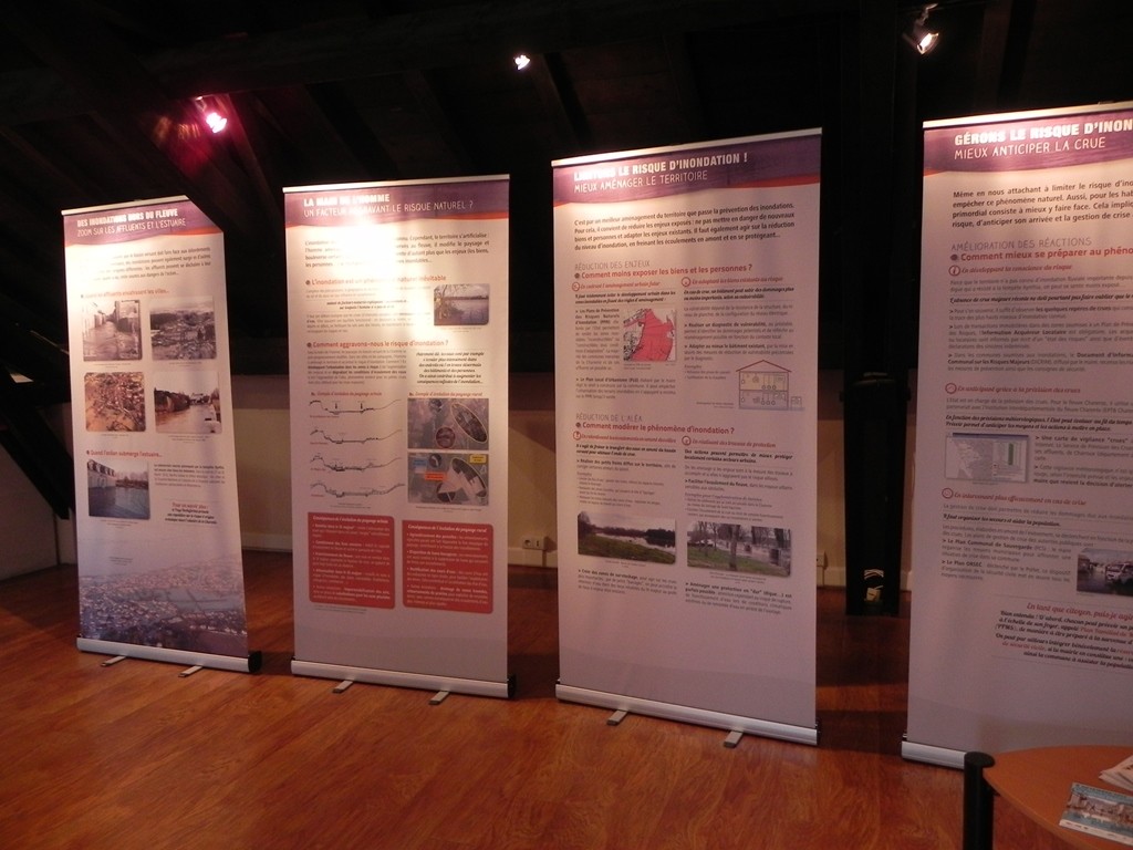 Exposition sur la crue de 1982 © EPTB Charente